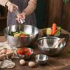 Stainless Steel Mixing Bowls Food Storage Organizers Reusable Heavy Duty for Mixing,