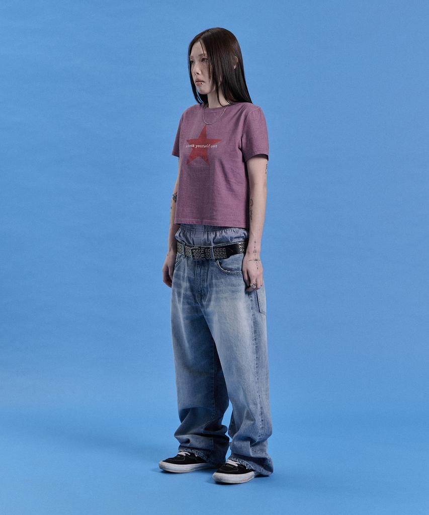 Kaiso (W) Star T-Shirt Dusty Purple