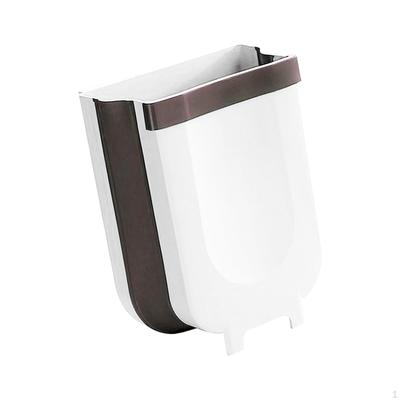 Foldable Waste Bin Hanging Kitchen Trash Can Compost Folding Hang Garbage for Outdoor