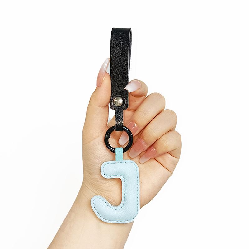 

A To Z искусственная кожа начальная буква брелок для женщин конфетный цвет простая сумка телефон кулон автомобильный брелок ювелирные изделия подарки