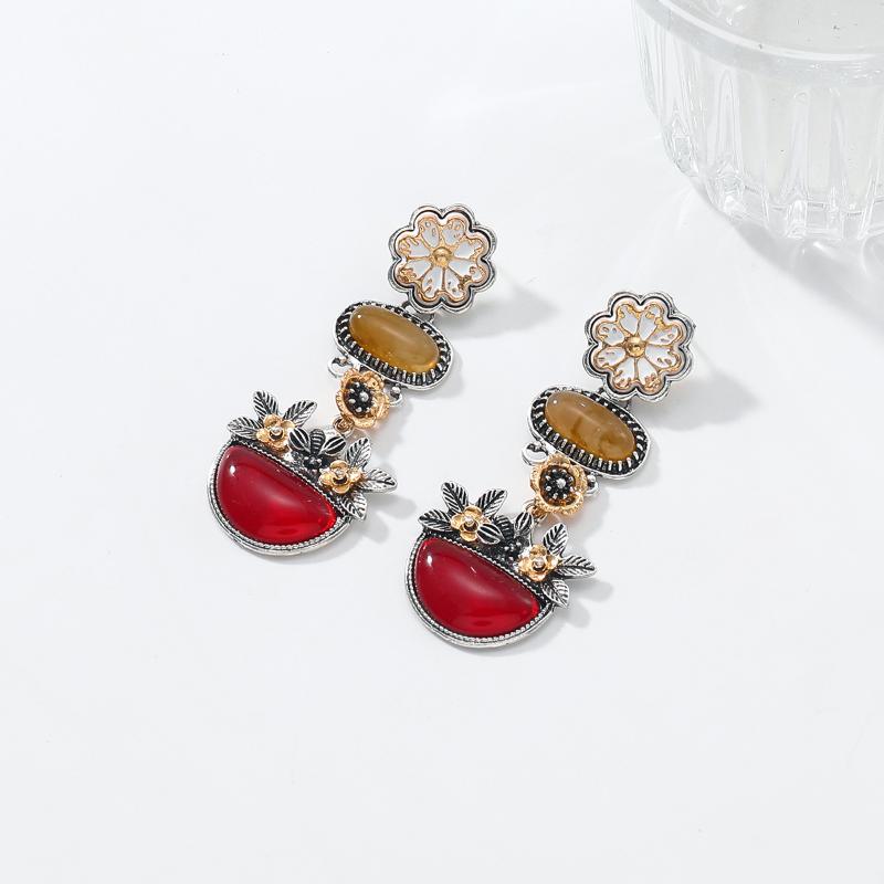 

Vintage Daisy Flower Earrings For Women Personality Bohemia Long Drop Earrings Holiday Party Jewelry Accessories Gifts ONESIZE