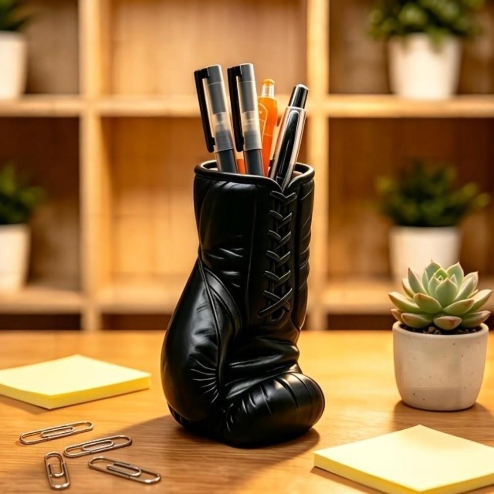 Kunststoff Boxhandschuh Form Stiftehalter Neuheit Stifteorganizer Federmäppchen Schreibwaren Aufbewahrung