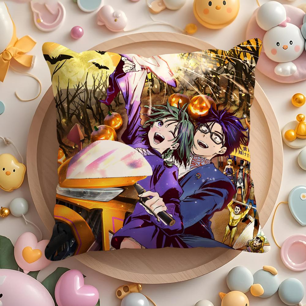 Anime M-Marriagetoxin Cushion Cover Home & Car Multi-Scene Pillow Cover - Reversible, Soft & Durable for Daily Use