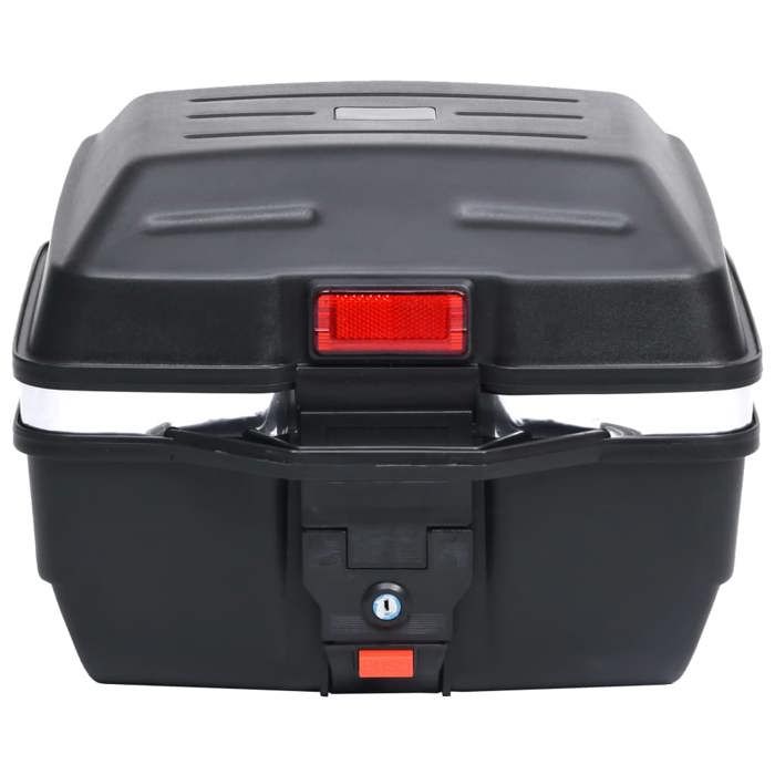 Boîte de moto - vidaXL - 150673 - 24 L - Noir - PP de haute qualité