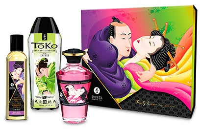 FRUITY KISSES Shunga Massage Kit - Shunga - Massage Oil