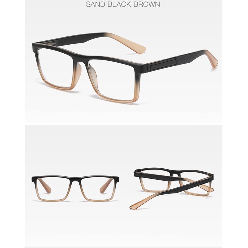 Gradient Blue Reading Glasses For Men Women Fashionable Presbyopia Glasses Personalized Retro Ultra Light Computer Eyewear +1.0+1.5+2.0+2.5+3.0+3.5+4