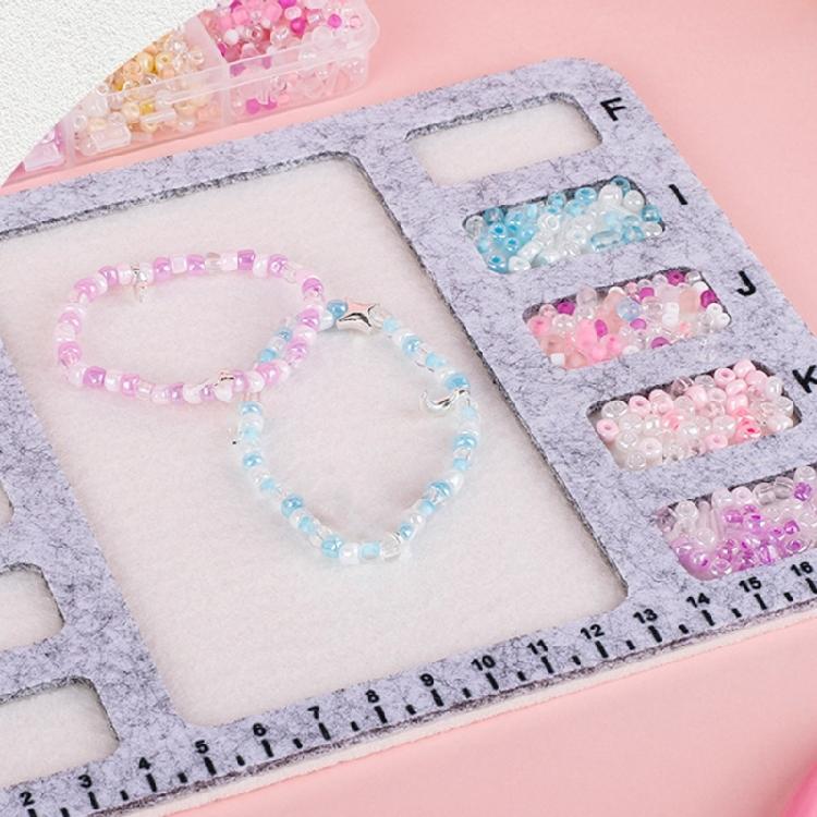 Professional Beading Workstation For Efficient Portable Craft Organization Bead Layout Board Jewelry Making Tray