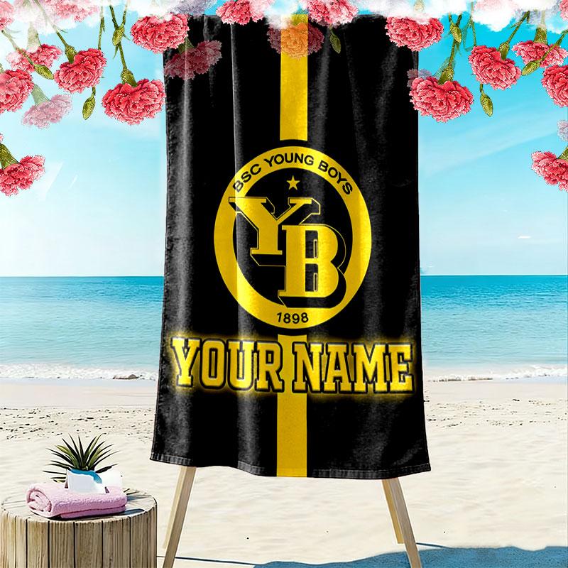 Custom Yb Print Beach Towel, Large Soft Quick Dry Towel for Beach Camping Swimming