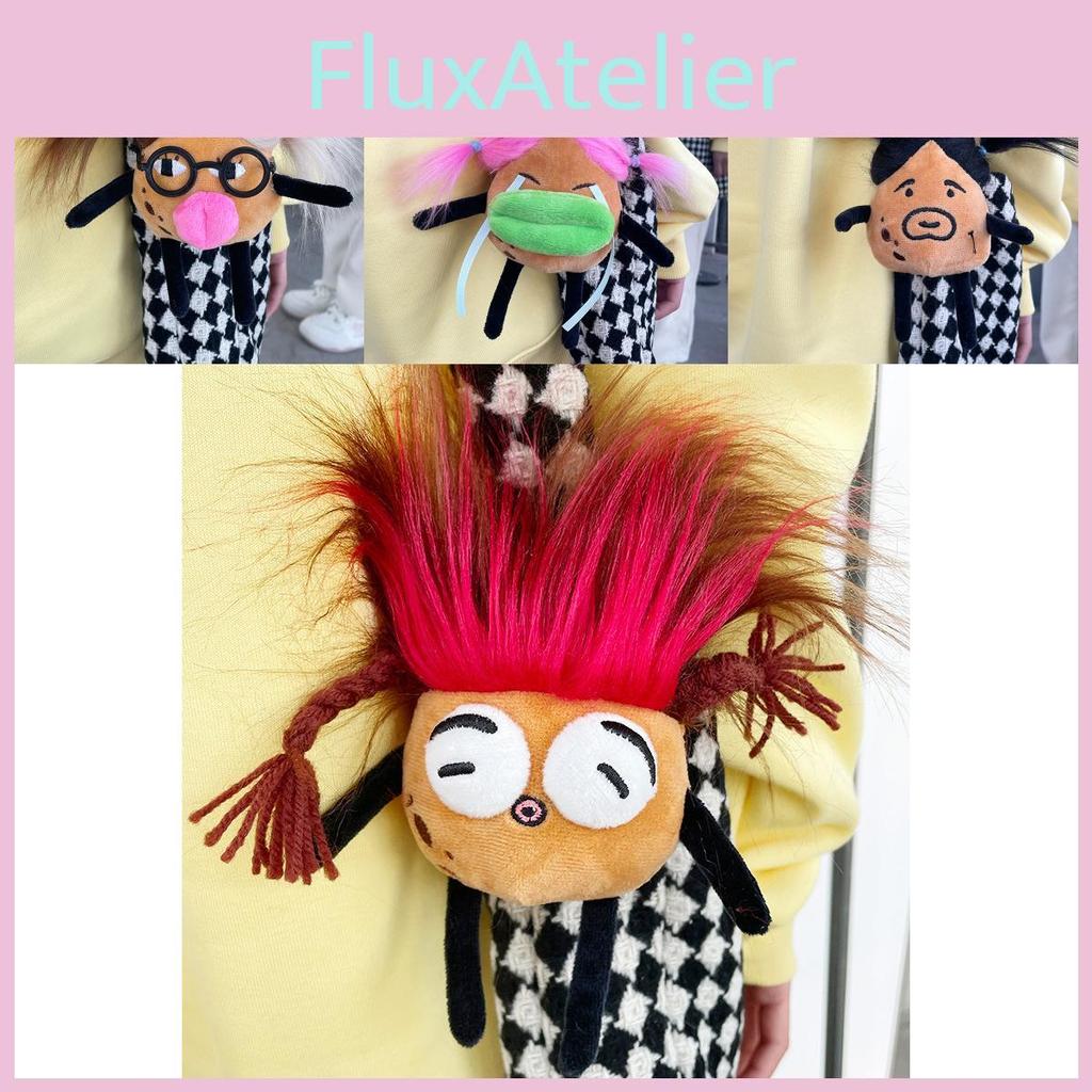 Neuer Niedlicher Kartoffel-Familien-Schlüsselanhänger Entzückende Plüsch-Taschenanhänger Für Studenten Paare