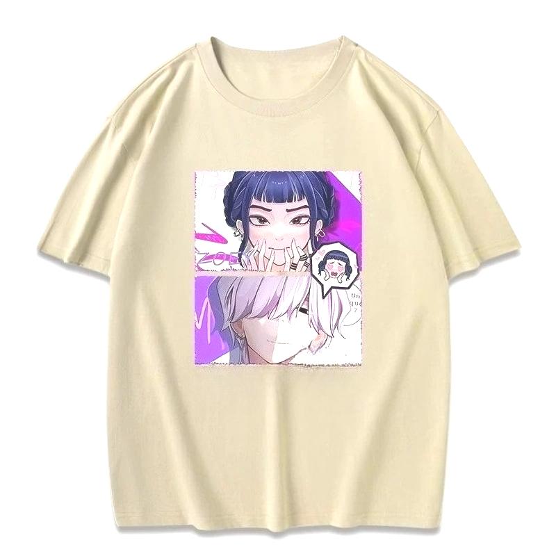 Autumn Winter Cotton T-shirt Handsome Male God Printing Comfortable Fashion Skin-friendly Personalized Large Size Couple T-shirt