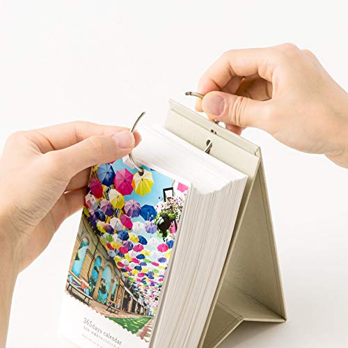 Iroha Publishing 365-Day World Tour Scenic View Daily Calendar PAS-POL TH-01 Desktop Type