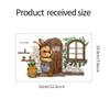 Cartoon 3D Painted Bunny Wall Sticker Home Bedroom Kids Bedroom Valentine'S Day Home Wall Corner Decoration Wall Stickers