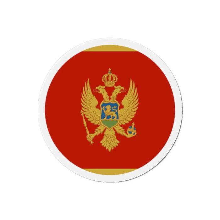 Aimant Rond - Monténégro - 6 cm - 50 pièces - Multicolore - Mixte