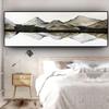Natural Black and White Mountain Landscape Posters and Prints Canvas Painting  Scandinavian Wall Art Picture for Living Room