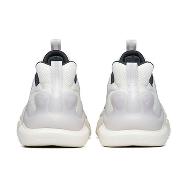 Anta Tide Worship 3.0 Leather Comfortable Low-Top Sports Casual Shoes Men Sneakers Gray White 112238840-7