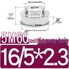 60-Teeth 5M Timing Pulley, T-Slot Width 16/21/27mm, BF Type Stepped with Machined Hole 6-20mm