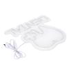 LED Neon Sign Brightness Adjustable Acrylic Panel LED Sign Decor for Theme Party USB Plug in