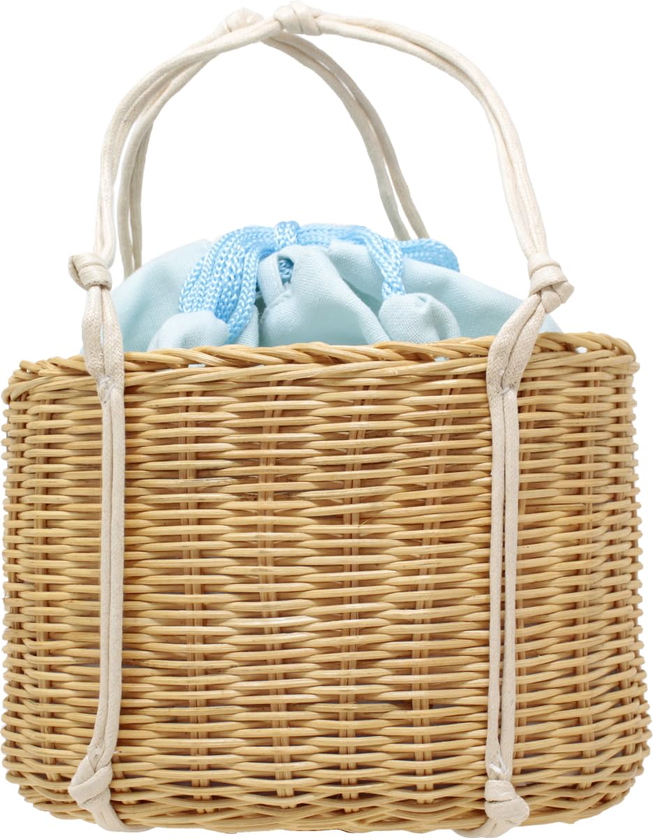 

Сумка-мішечок на шнурку також чудова для літньої 16г сумки, юкати, кімоно, сумки, юкати, кімоно! (світло-блакитний) світло-синій колір