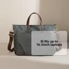 Commuter Hand-held Briefcase with Large Capacity and Single-shoulder Crossbody Tote Bag