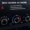 3Pcs Tacoma AC Knobs Replacement Compatible with 2005-2015 A/C Knobs Air Conditi