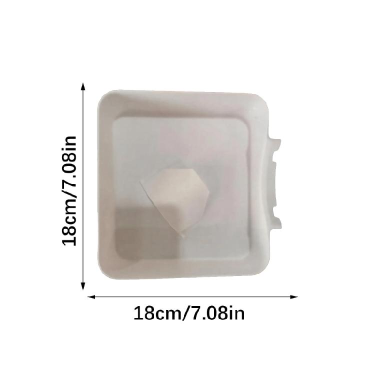 Tavă de spălare superioară pentru controlul umidității în camera de spălătorie, Set de tăvi de scurgere pentru mașina de spălat din plastic alb turnat