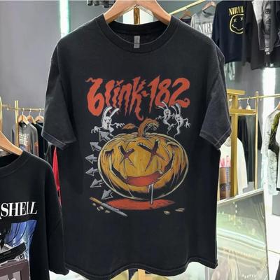 Blink 182 Band Shirt Rare Design Black Short Sleeve Unisex Shirt S-5XL KH17333