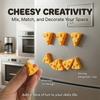 Cheese shape Strong Neodymium Noticeboard Pin Magnets Fridge DIY Whiteboard Uses in Office Advertising Education and Other Pur