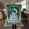 1PC Magic Academy Print FlAannel Blanket, High Quality Comfortable for All Seasons, Home Decor, Warmth and Comfort