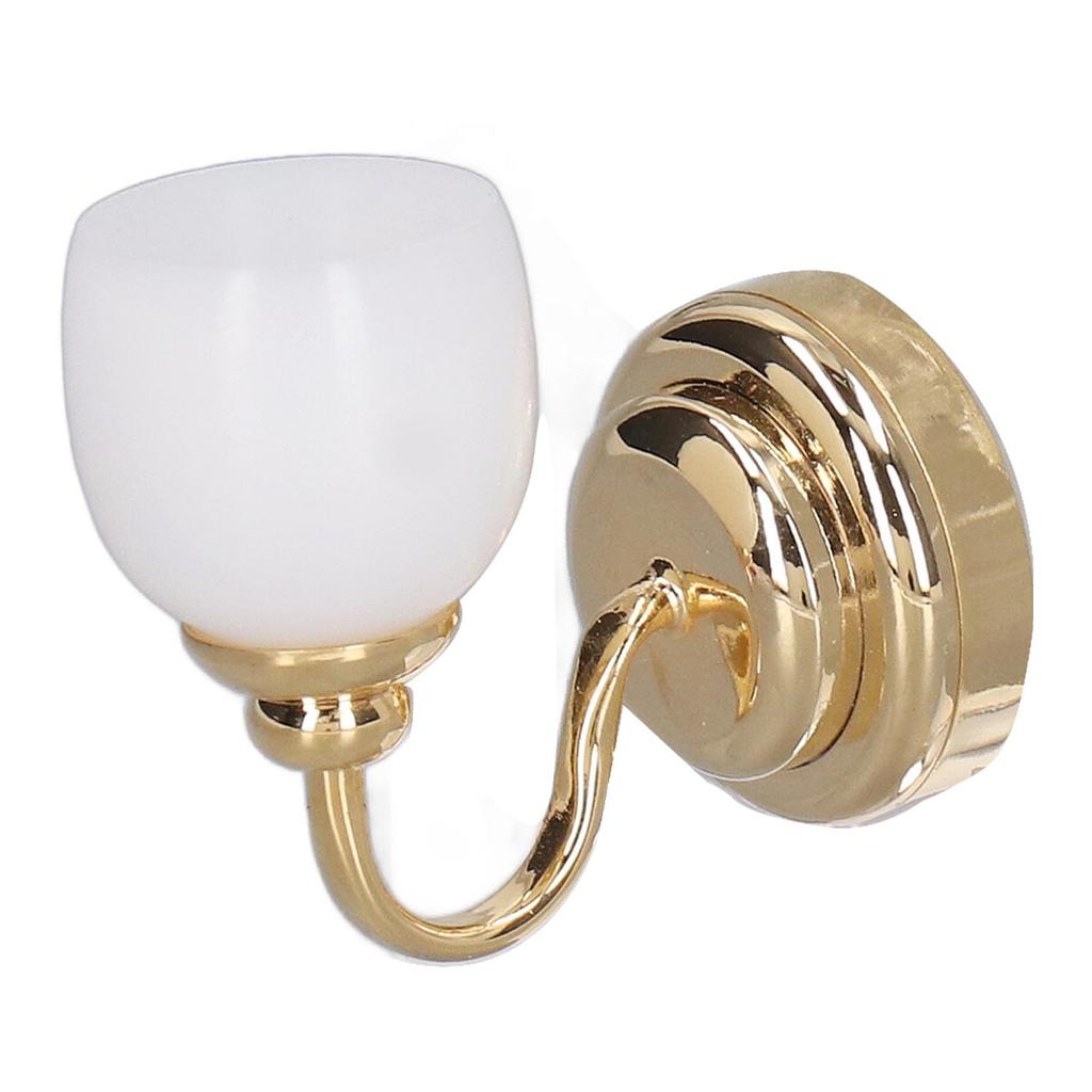 Puppenhaus Wandlampe Miniatur Licht Modell Spielzeug Magnetische Miniatur Wandlampe mit Lampenschirm für 1/12
