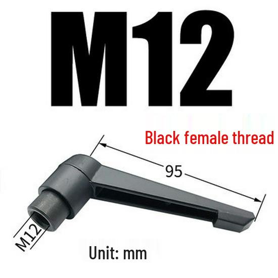 Adjustable Ratchet Handle L-Shaped Wrench with M5/M10/M16 Set Screw 7-Shaped Quick Lock Bolt