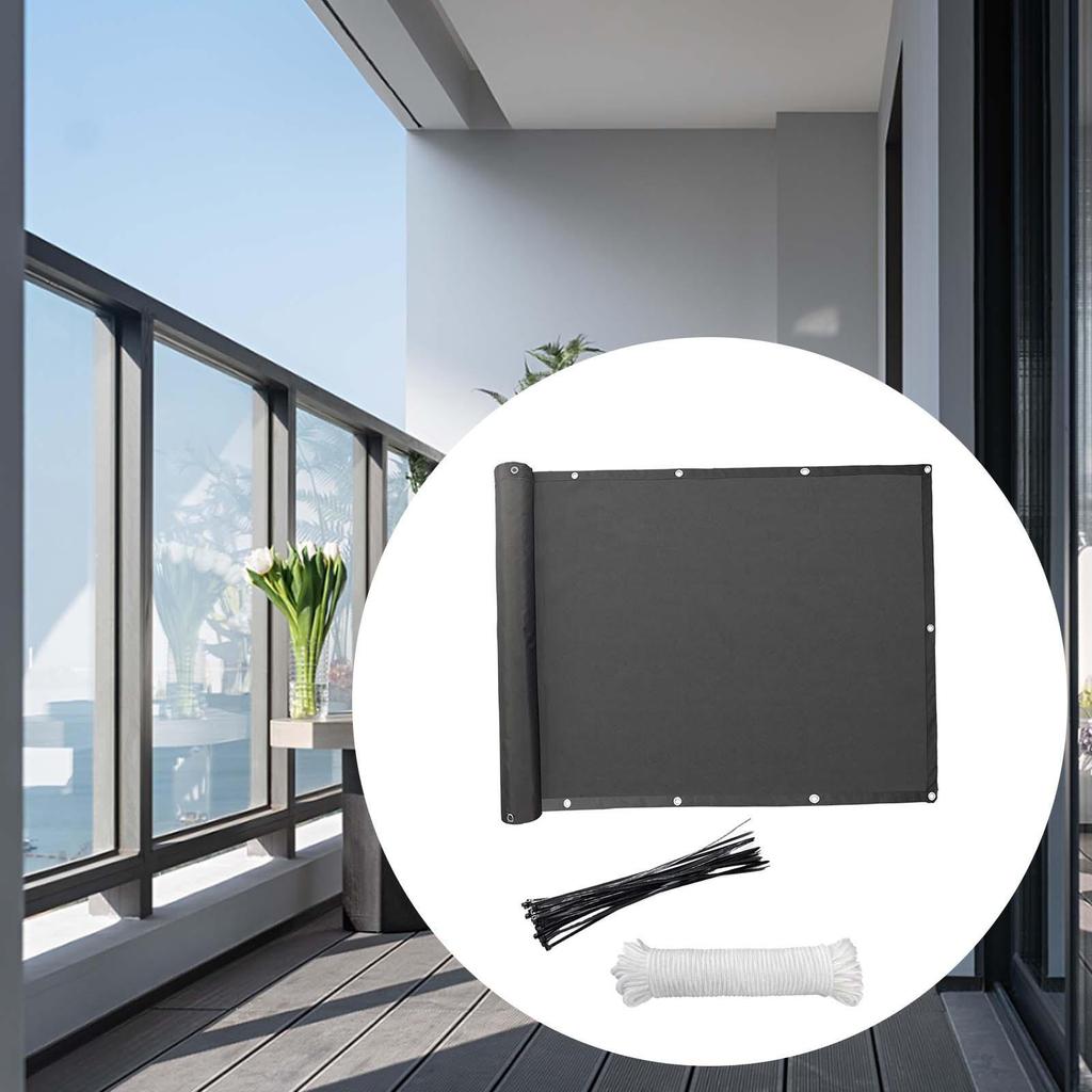 Balkongarten Sichtschutz HDPE-Abdeckung für