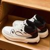 ANTA Men Classic Casual High Top Skate Shoes Off White Black Burgundy 912448082-2