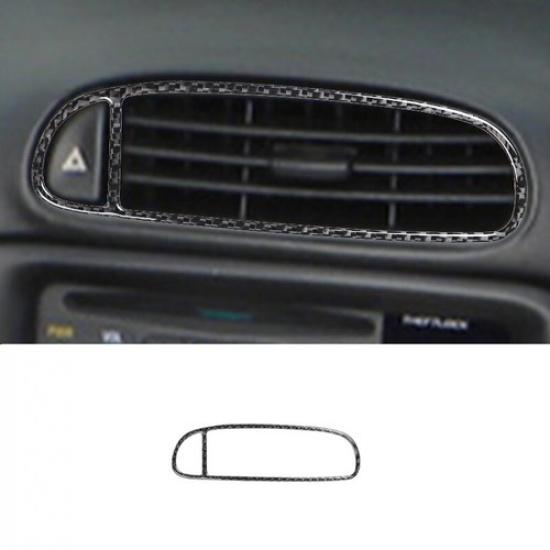 For Chevrolet Corvette C5 1998-2004 Carbon Fiber Central AC Vent Outlet Cover
