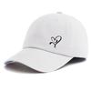 pc HEART Print Baseball Cap for AdultsMinimalist Retro Style Casual Soft Adjustable Dad HatPerfect As Gift