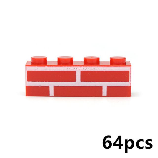 DIY Building Blocks Wall Figures Thicks Bricks 1+2 1x2 1x3 1x4  L Dots Educational Creative Toys 98283 15533 6020 For Children