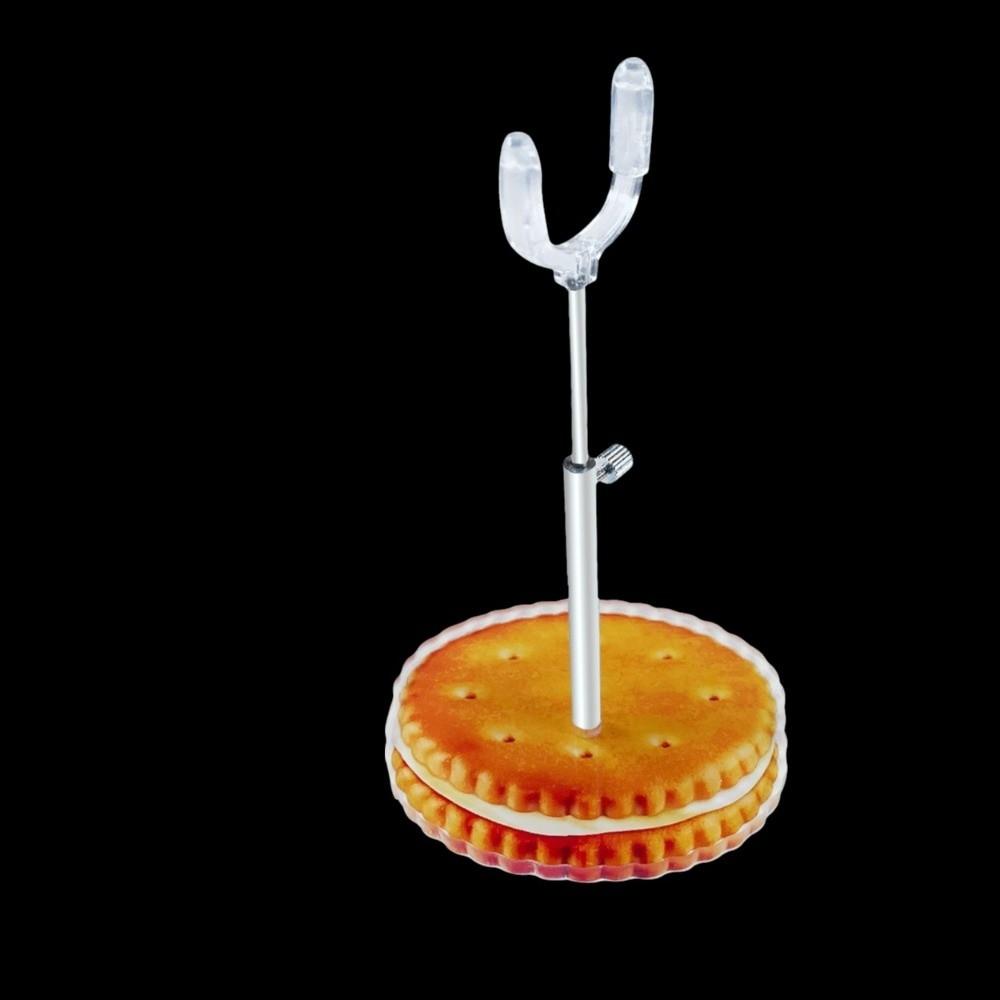 Shaped Base Doll Standing Bracket Retractable Model Holder Doll Display Rack  Doll Accessories