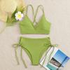 2025 European American Lace-up Bikini: High-End Women's Split Swimsuit, Sexy and Stylish Swimwear.