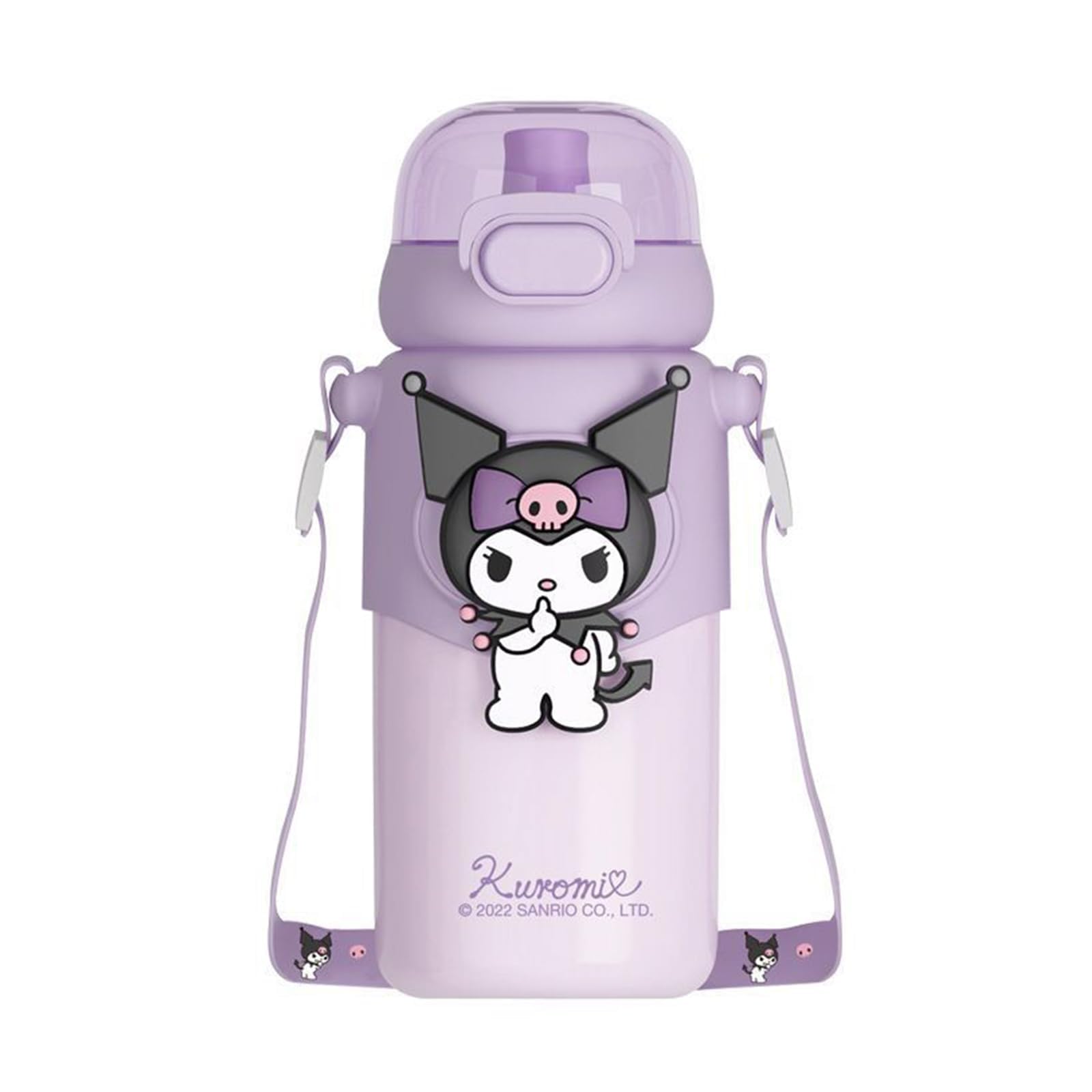 

Sanrio Kuromi 460ml Water Bottle, 316 Stainless Steel, Portable Vacuum Insulated Thermos Water Bottle, Keeps Water Cold or Hot, Perfect for
