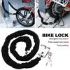 Candado de Cadena para Moto Bicicleta de Alta Resistencia Candado de Alta Resistencia 1.2m Bicicleta Bicicleta Seguridad Candado con 3 llaves