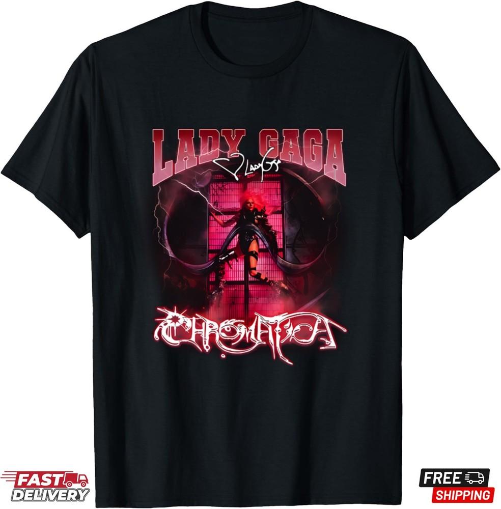 Футболка Lady Gaga The Mayhem Ball Tour 2025, Q02 Подарок для семьи и фанатов, Унисекс футболка XXL