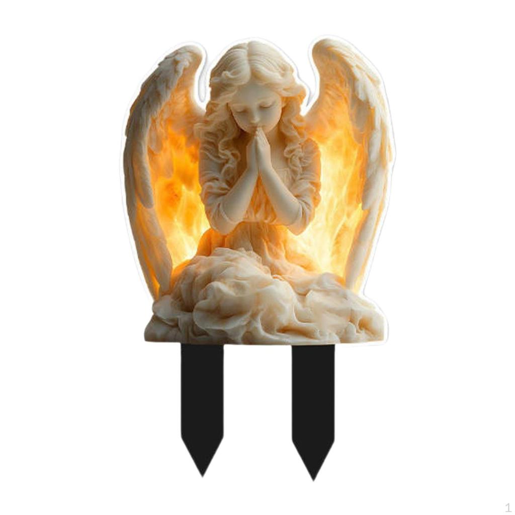 Engel Gartenstecker, 2D Schild, Hofdekoration, Gedenkplakette, Feenzubehör, Schild