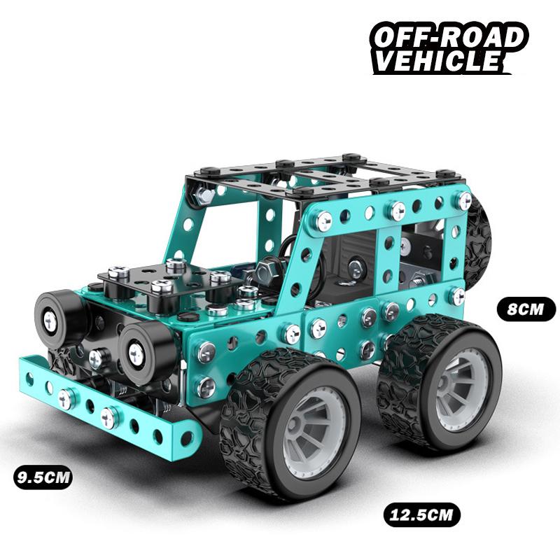 Stem Constructing Toys Ideal For Boys Age 8+Off-road Vehicle Series KidsMetal Building Learning-Focused Blocks
