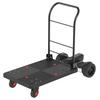 Compact Electric Sensor Stroller with Folding Flat Body for Logistics, Picking, and Sorting in Warehouses