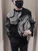 Herren Trendy Herbst/Winter Graffiti Jacquard Pullover - Slim Fit, Vielseitige Langarm Strickware
