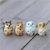 1 Pcs Artificial Owl Figurines Miniatures Lovely Birds Fairy Garden Home Resin Crafts Decorations Home Decoration Accessories