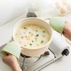 Thickened Silicone Heat Resistant Gloves Non Slip Oven Mitts Microwave Safe Kitchen Gloves For Baking Cooking