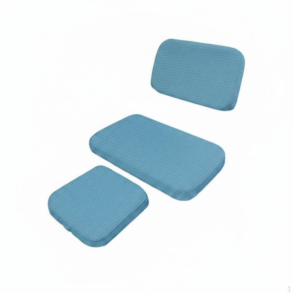 3 Pieces Electric Bike Seat Cover Set FourSeason Tricycle Elastic Vehicle Accessory