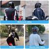LED displej na helmu, Zadní světlo na motocyklovou helmu, Výstražné světlo na helmu, Moto doplňky