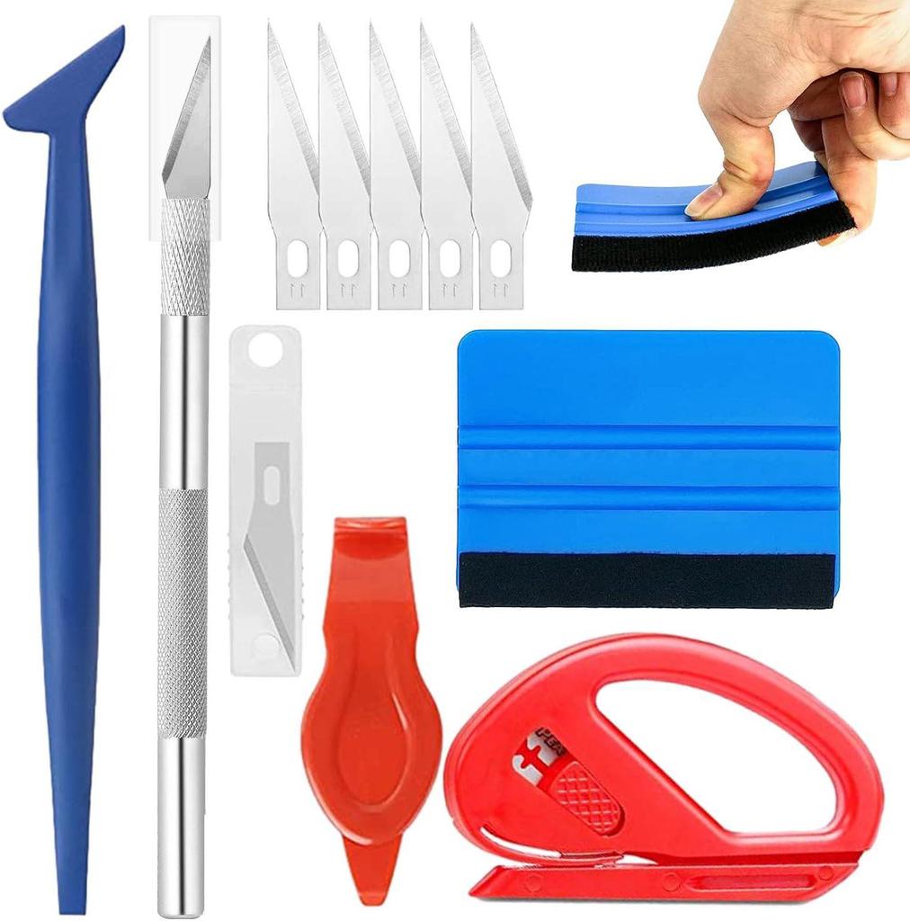 Car Window Sun Film Application Tool Set - Cow Tendon Scraper