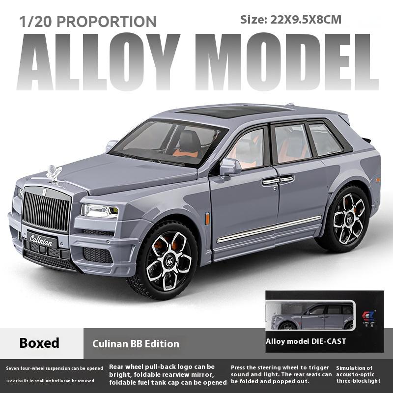 1/20 Rolls Royce Cullinan Luxury Off Road SUV Alloy Metal Diecast Model Car Collection Hobby Decoration Holiday Gifts Boyfriend